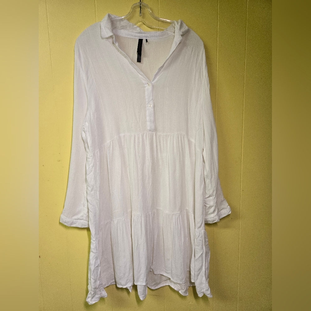Elegant White Women's Dress